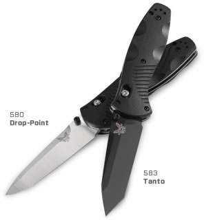 Benchmade Barrage Folding Knife w/Stainless Steel Tanto Blade