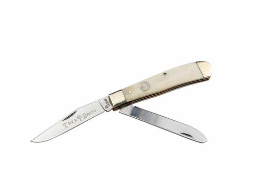 Boker Treebrand Trapper Folding Knife, Smooth White (110826)