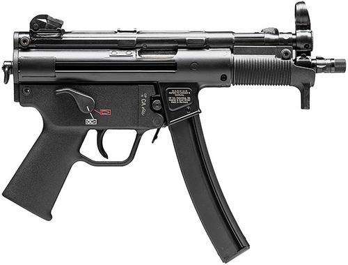Heckler & Koch SP5K-PDW Semi-Auto Pistol 81000481, 9mm, 5.83 in, Black Grip, Black Finish, 30 Rds