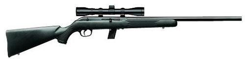 Savage 64FVXP Rimfire Rifle 45100, 22 LR, 21", Semi-Auto, Black Syn Stock, Blue Finish, w/Scope, No Acu Trig, 10 Rds