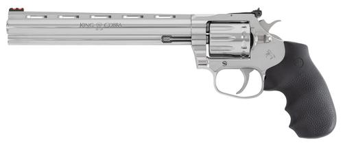 Colt King Cobra Target Revolver KCOBRA22SP8RFO, 22 LR, 8", Black Hogue Grips, Stainless Finish, 10 Rds
