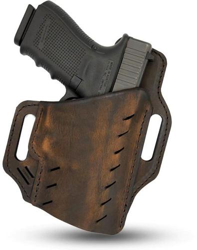 Versacarry Guardian Holster, Outside The Waistband, Right Hand, Brown, Size 4