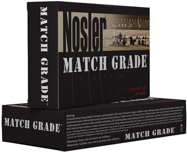Nosler Match Grade Rifle Ammunition 60023, 223 Remington, Custom Competition, 69 GR, 20 Rd/bx