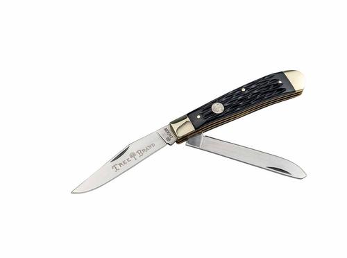 Boker Treebrand Trapper Folding Knife, Jigged Black (110824)