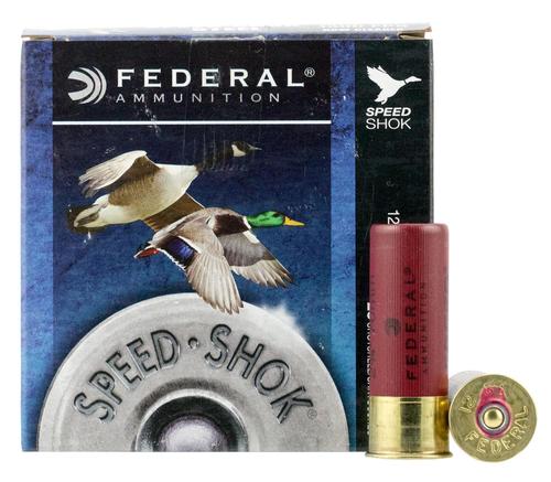 Federal Speed-Shok Shotshells WF1456, 12 Ga, 2-3/4", 1 1/8 oz, 1500 fps, #6 Steel Shot, 25 Rds/bx