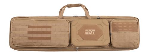 Bulldog Cases Double Suppressor Rifle Case, 48 in, Tan