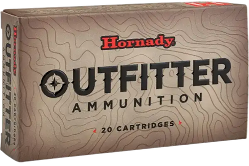 Hornady Outfitter Rifle Ammunition 804574, 243 Win, Copper Alloy eXpanding, 80 gr, 3200 fps, 20 Rd/Bx