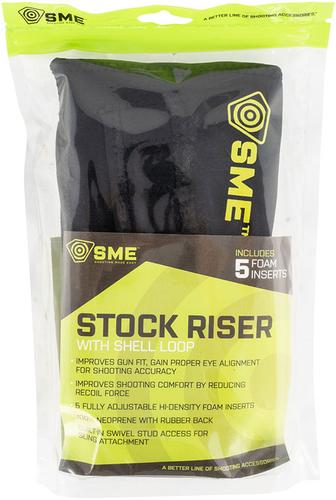 SME Stock Riser with Shell Loops, Neoprene (SME-RSRSL)