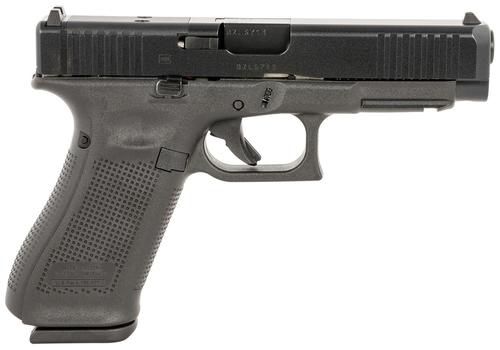 Glock G47 Gen5 MOS Pistol PA475S201MOS, 9mm Luger, 4.49in, Black Interchangeable Backstrap, Black Finish, 10 Rds