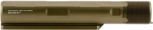 Strike Industries AR Advanced Receiver Extension Mil-Spec Aluminum Flate Dark Earth (SIARARET7FDE)
