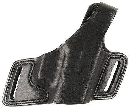 Bianchi Black Widow Ultra High Ride Holster & Open Muzzle, Black, Model 15714, For .45 Auto; BRNG; Colt; Detonics; Llama; ParaOrdSPRGF; Star