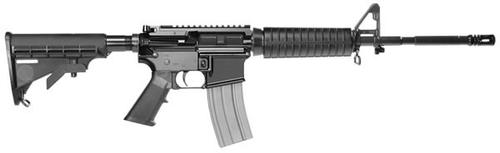Delton 316/Moe Semi-Auto Rifle RFTM160, 223 Remington/5.56 NATO, 16 in, Collapsible Stock, Matte Black Finish