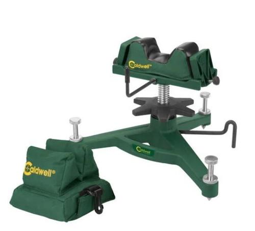 Caldwell Rock DLX Shooting Rest, Rear Bag, Filled, Padded, Combo Set, 383640