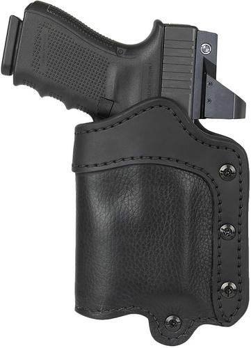 1791 Gunleather Ultra Custom Light Bearing Holster, Sky Black, Right Hand, Size 2.1 (UCLB-2.1-NSB-R)