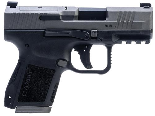 Canik Mete MC9 Sub-Compact Pistol HG7620TN, 9mm, 3.18", Polymer Grips, Tungsten Gray Finish, Optic Ready, 15 Rds