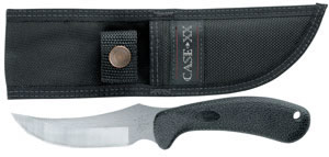 Case Ridgeback Hunter Fixed Knife w/Black Zytel Handle 00362
