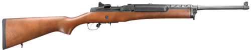 Ruger Mini-14 Ranch Rifle 5801, 223 Remington, 18.5", Semi-Auto, Hardwood Stock, Blued Steel Finish, 4 Rds