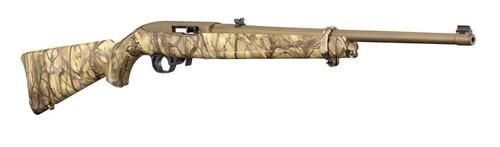 Ruger 10/22 Go Wild Rifle 31109, 22LR, 18.5", Go Wild Brush Camo Stock, Bronze Cerakote, 10 Rds