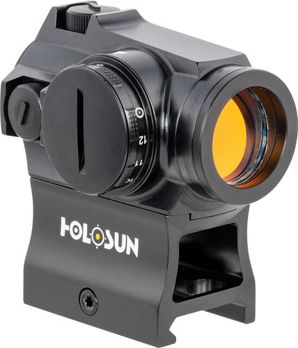Holosun HE503R-GD Red Dot Sight, 1x20mm, 65 MOA Circle w/ 2 MOA Gold Dot Reticle, Black Anodized, Rotary Switch