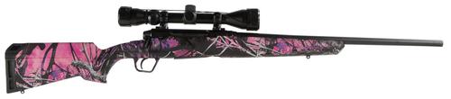 Savage Arms Axis XP Compact Bolt Action Rifle w/Scope 57273, 7mm-08 Rem, 20", Muddy Girl Finish, 4 Rds