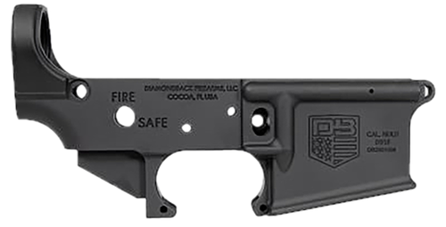 Diamondback DB15 Stripped AR-15 Lower Receiver, Black Anodized Finish, Forged Aluminum
