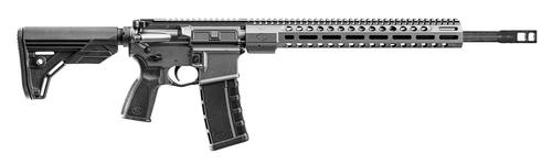 FN 15 DMR3 Semi-Auto Rifle 36100683, 5.56x45mm NATO, 18", Gray Cerakote Collapsible Stock, 30 Rds