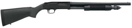 Mossberg 590 Law Enforcement Pump Shotgun 51668, 12 Gauge, 20 in, 3 in Chmbr, Black Syn Stock, Parkerized Finish