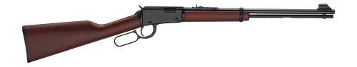 Henry H1 Classic Lever Action Rifle, 22 LR, 18.5", American Walnut Straight Grip Stock, Black Aluminum Finish, 15 Rds