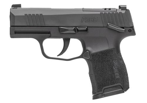 Sig Sauer P365 Optic Ready Pistol 365-9-BXR3P-MS-CA, 9mm, 3.1in, Black Polymer Grip, 10 Rds