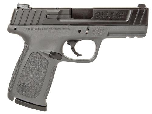 Smith & Wesson SD9 Pistol 11995, 9mm Luger, 4", Black/Gray Polymer Grips, Black Finish, 16 Rds