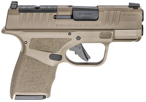 Springfield Hellcat OPS Gear Up Pistol HC9319FOSPGU24, 9mm, 3", w/ Viridian RFX-11 Green Dot, Flat Dark Earth w/Black Controls Finish, 13 Rds