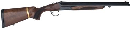 Chiappa Charles Daly Triple Threat Break Open Shotgun 930108, 12 Gauge, 18.5", 3" Chmbr, Walnut Stock, Black Finish