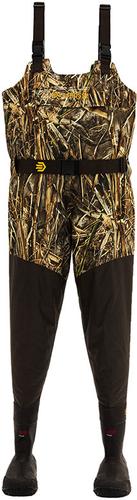 LaCrosse Footwear Men's Wetlands II 1600G Insulated Chest Wader, Realtree Max-7, Size 15 M (73612615M)