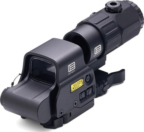Eotech HHS V Red Dot Scope w/G45 Magnifier HHSV, 5x, Switch-to-Side Mount, Black Anodized