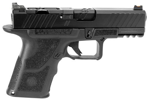 Zev Technologies OZ9 Duty Compact Optic Ready Pistol OZ9CDUTYSS, 9mm, 4in, Black X Polymer, Black Finish, 15 Rds