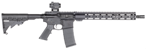 Smith & Wesson M&P-15 Sport III Semi-Auto Rifle, 5.56 NATO, 16", 6-Position Black Stock, Crimson Trace CTS-106 Red Dot, 30 Rds