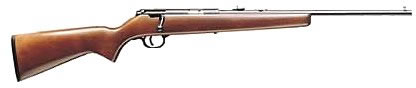 Savage MKIGY Rimfire Youth Rifle 60702, 22 Short/Long/Long Rifle, 19", Walnut Stock, Blue Finish