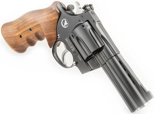 Nighthawk Korth Mongoose Revolver 1084, 44 Magnum, 3" , Turkish Walnut Grips, DLC Finish, 6 Rds