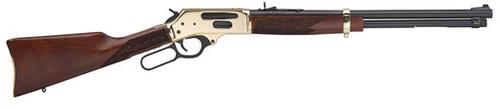 Henry Side Gate Lever Action Rifle H0244570, 45-70 Govt, 20" BBL, Walnut Stock, Blue Steel Barrel/Brass Frame, 5 Rds