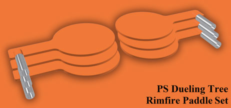 Taylor Targets Rimfire Dueling Tree Paddles (DT-RP) Designed for .22 Handguns and Rifles