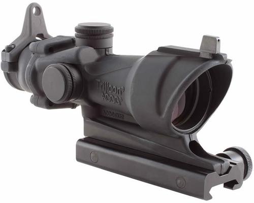 Trijicon ACOG Rifle Scope TA01NSN308, 4x, 32mm, Tube Dia, Black, Crosshair Reticle
