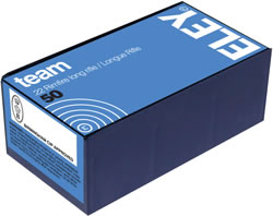 Eley Team Rimfire Ammunition, 22 Long Rifle, Lead Flat Nose (FN), 1085 fps, 50 Rd/Bx