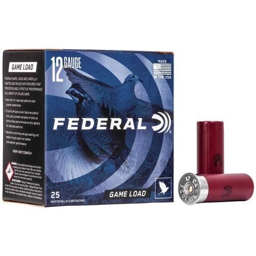 Federal Premium Game-Shok Game Load H12175, 12 Gauge, 2-3/4", 1 oz, 1290 fps, #7.5 Lead Shot, 25 Rds/Bx