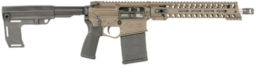 Patriot Ordnance Factory Rogue Pistol 01741, 308 Win, 12.5in, Pistol Brace Grips, 20 Rds