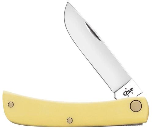 Case Yellow Synthetic Sod Buster Jr Pocket Knife