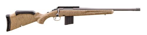 Ruger American Ranch Gen II, Bolt Action Rifle, 400 Legend, 16.1" Cobalt Cerakote Threaded Barrel, Adjustable FDE Splatter Stock, 5 Rds, 46924
