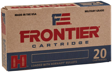 Hornady Frontier Rifle Ammunition FR240, 5.56mm NATO, Hollow Point (HP) Match, 55 GR, 3240 fps, 20 Rds/bx