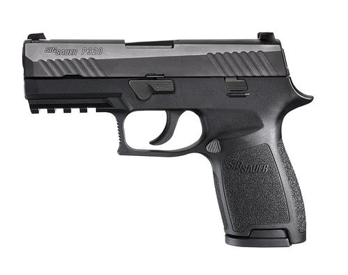 Sig P320 (MA Compliant) Compact Pistol 320C9BSSMSMA, 9mm Luger, 3.9", Black Polymer Grips, Black Finish, 10 Rds
