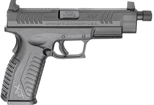Springfield XDM Optics Ready Semi-Auto Pistol XDM94510BHCOSP, 10mm, 5.3 in, Polymer Grip, Black Finish, 15 Rd