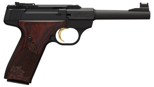 Browning Buck Mark Challenge Pistol 051519490, 22 LR, 5.5", Rosewood Grips, Black Finish, 10 Rds